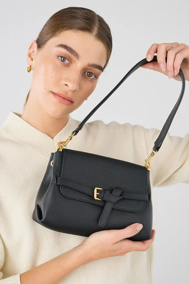 Oroton Work Margot Small Top Handle Black 8211 Women