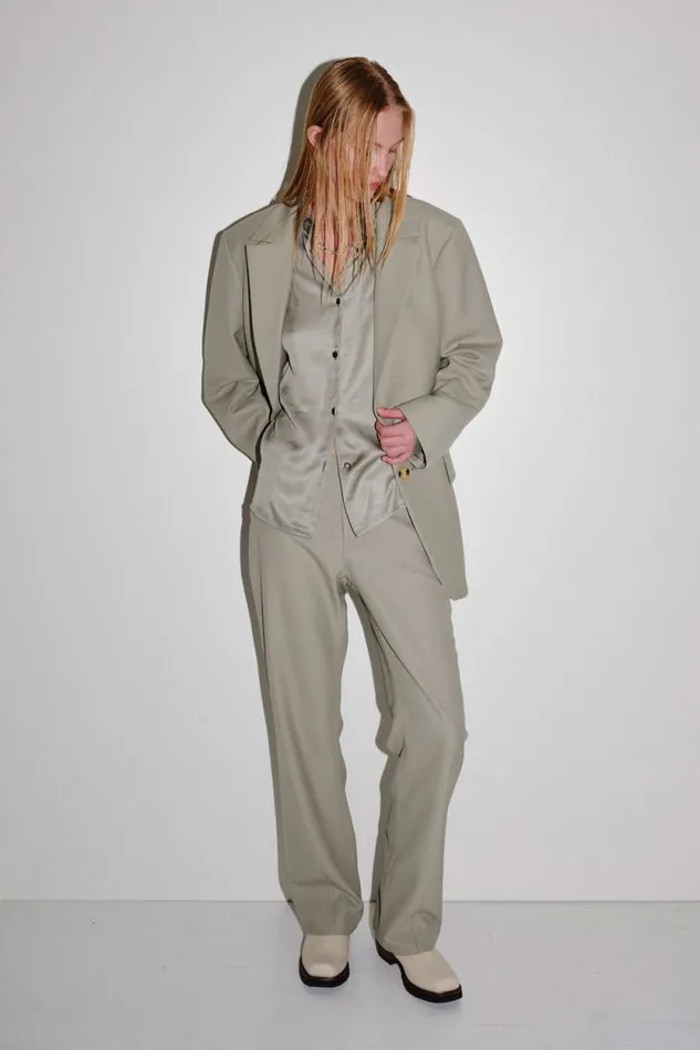 Osaka W 8211 Seagrass Women Won Hundred Coats Jackets and Blazers