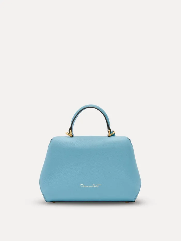 Oscar De La Renta The Mini Poppy Light Blue Women Handbags Oscar De La Renta The Mini Poppy Light Blue Women Handbags