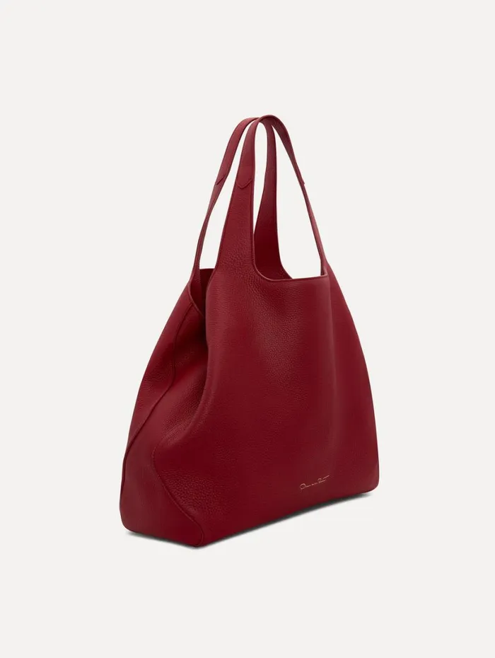 Oscar De La Renta The Topaz Scarlet Women Handbags