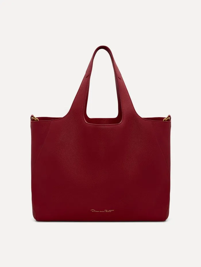 Oscar De La Renta The Topaz Scarlet Women Handbags