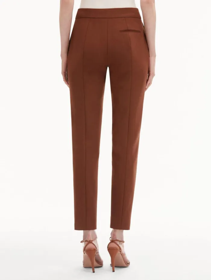 Oscar De La Renta ZipFront Skinny Pant Cocoa Women Pants and Skirts Oscar De La Renta ZipFront Skinny Pant Cocoa Women Pants and Skirts