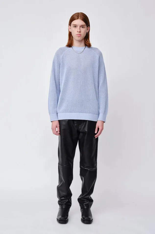 Otis 8211 Chambrey Blue Men Won Hundred Knitwear