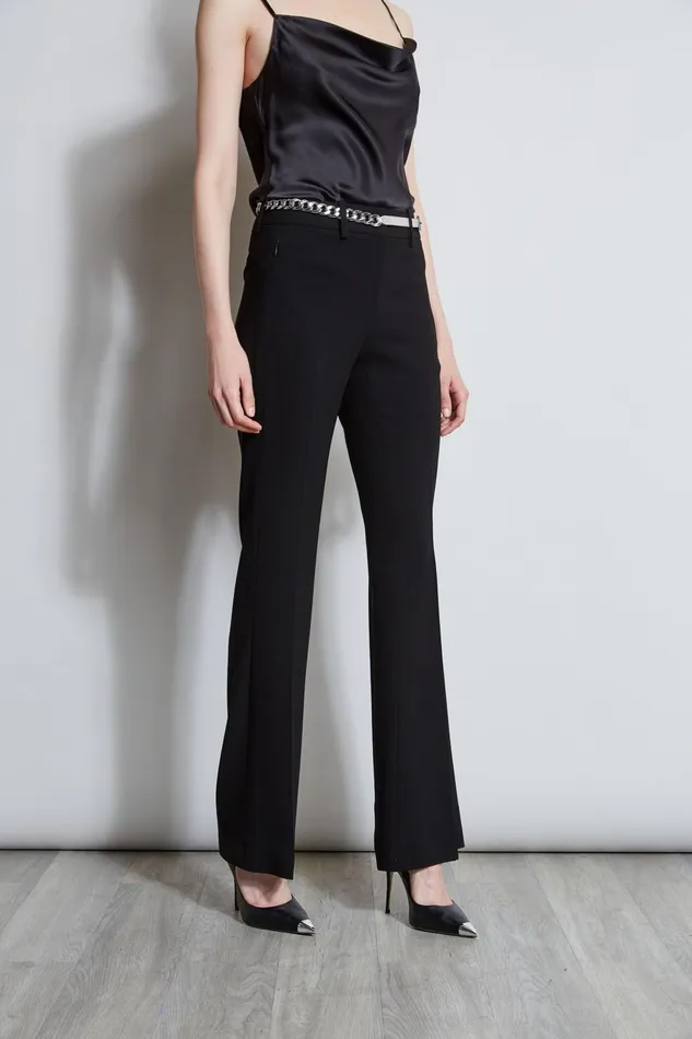 Outlet 8211 Women Bottoms Elie Tahari Fit and Flare Pant Black