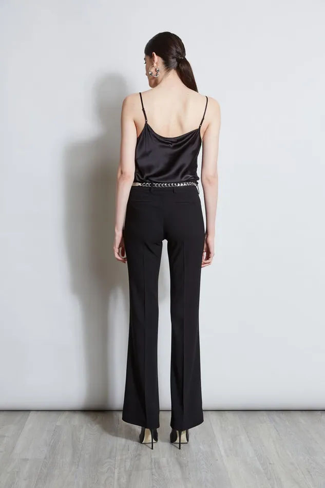 Outlet 8211 Women Bottoms Elie Tahari Fit and Flare Pant Black