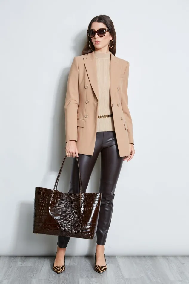 Outlet 8211 Women Bottoms Elie Tahari Vegan Leather Legging Espresso