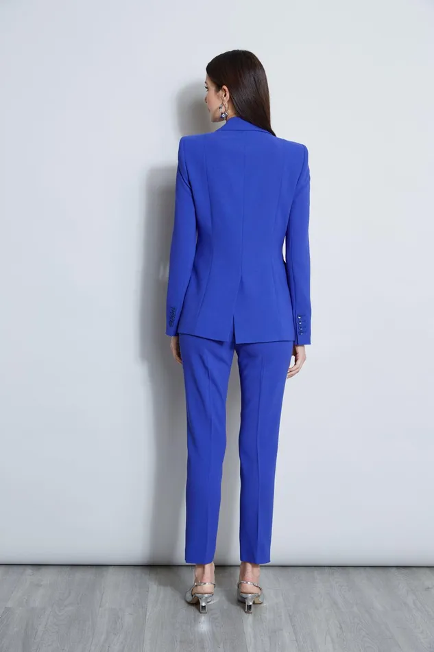 Outlet 8211 Women Jackets and Blazers Elie Tahari Single Button Blazer Lapis