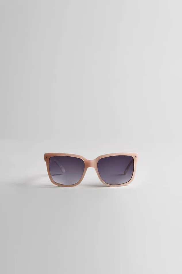 Outlet 8211 Women Sunglasses Elie Tahari Classic Rectangle Sunglasses Milky Pinkpearl