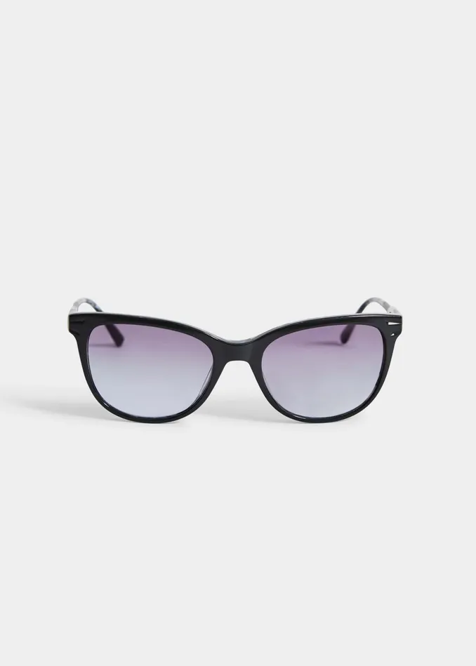 Outlet 8211 Women Sunglasses Elie Tahari Classic Round Sunglasses Black