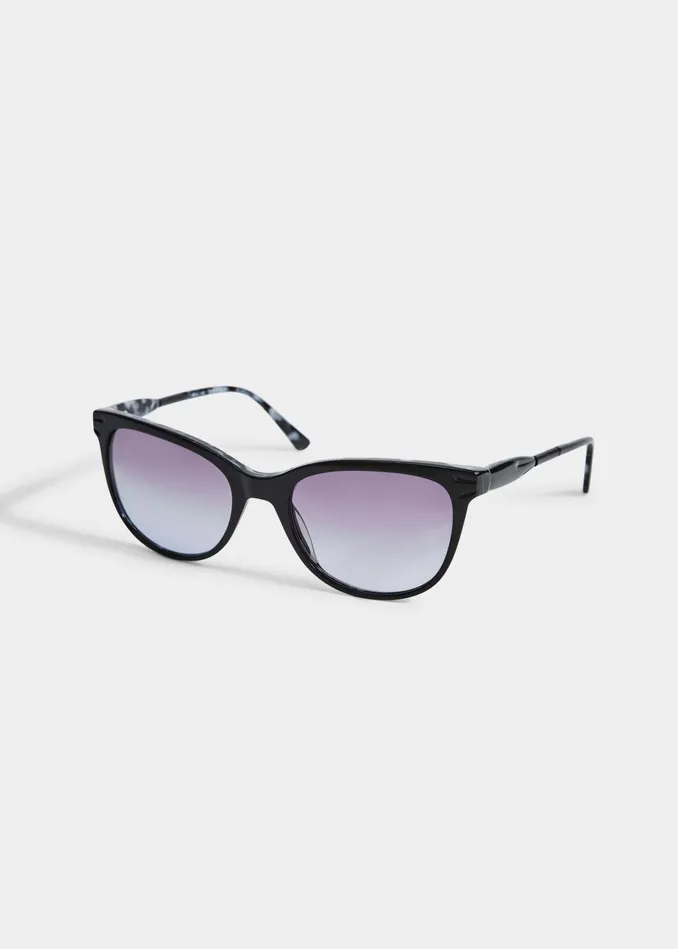 Outlet 8211 Women Sunglasses Elie Tahari Classic Round Sunglasses Black