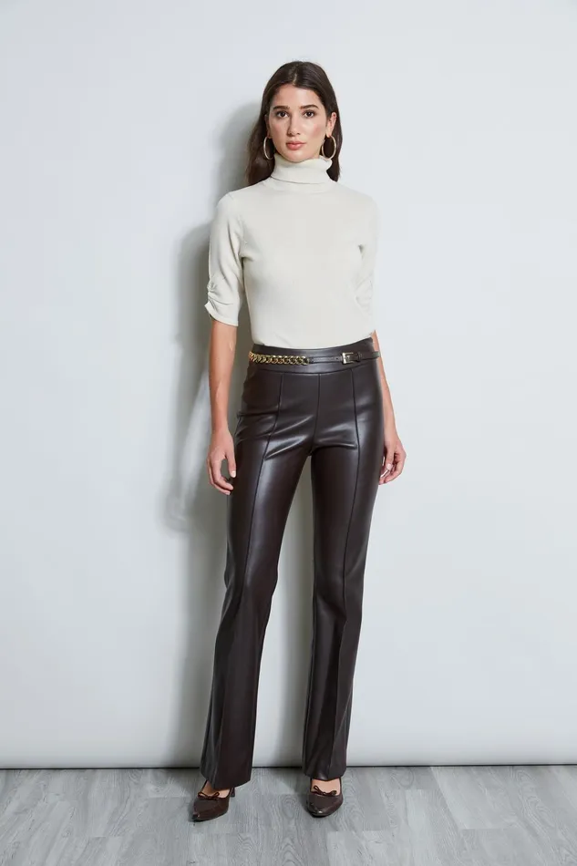 Outlet 8211 Women Tops Elie Tahari Short Sleeve Cashmere Turtleneck Sweater Buff Melange