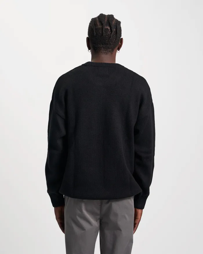 Oversized Merino Wool Crew 8211 Soft Lavender Knit Sweaters Colorfulstandard Men