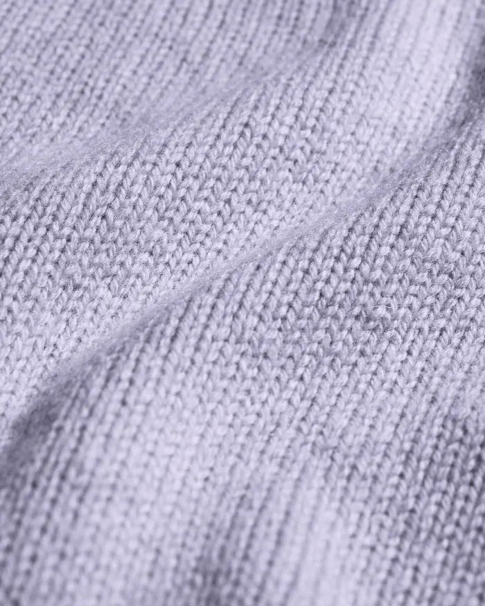 Oversized Merino Wool Crew 8211 Soft Lavender Knit Sweaters Colorfulstandard Men