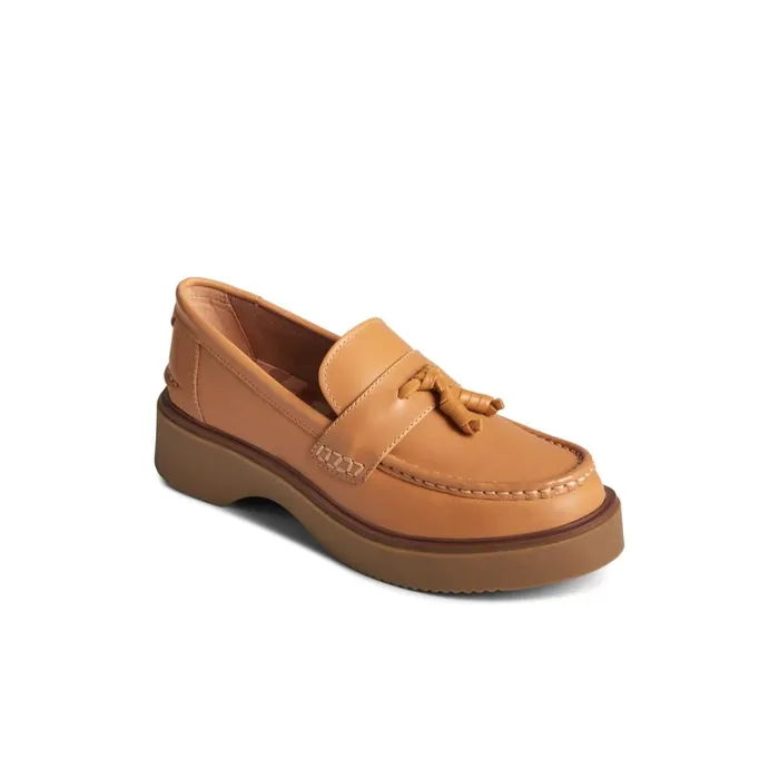 Oxfords and Loafers Women Sperry Bayside Loafer Medium Beige