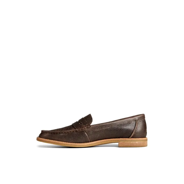 Oxfords and Loafers Women Sperry Seaport Penny Loafer Brown