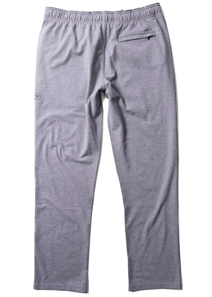 Pants and Denim Men Comp Lite Eco Elastic Pant Grey Heather Vissla Pants and Denim Men Comp Lite Eco Elastic Pant Grey Heather Vissla