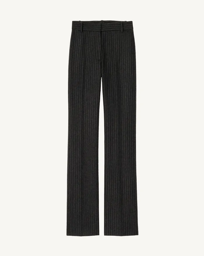 Pants and Shorts CORETTE PANT Charcoal Pinstripe Nili Lotan Women