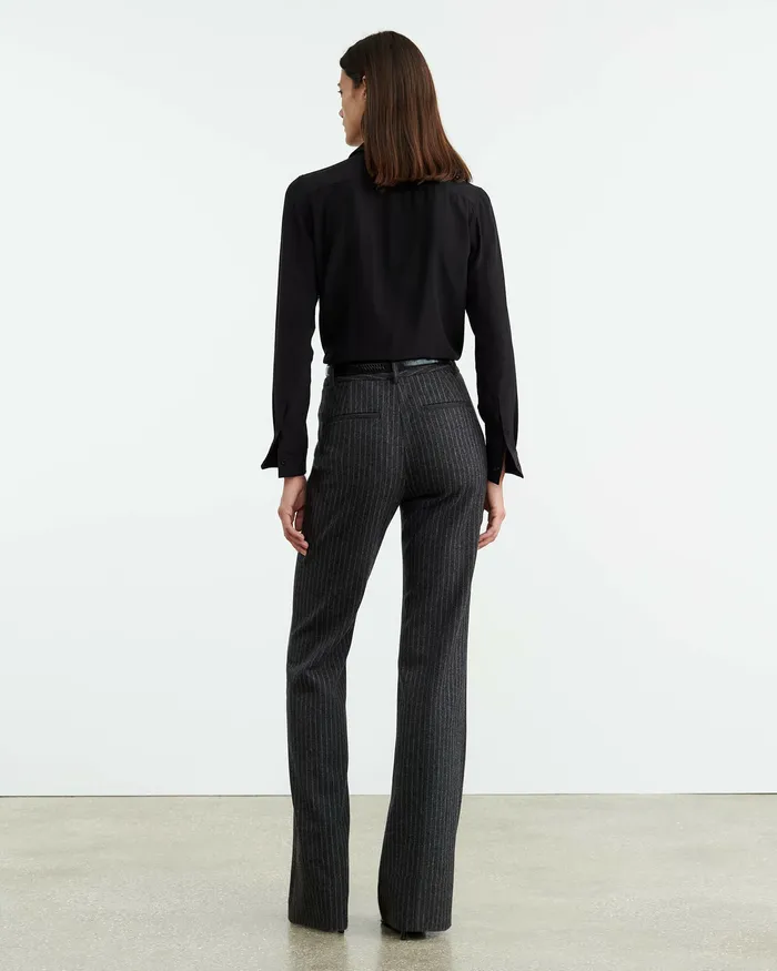 Pants and Shorts CORETTE PANT Charcoal Pinstripe Nili Lotan Women