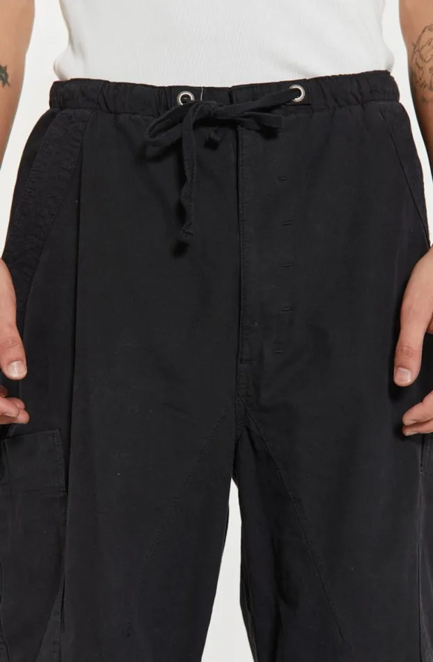 Parachute Pants Men Jaded London Black Parachute Cargo Pants