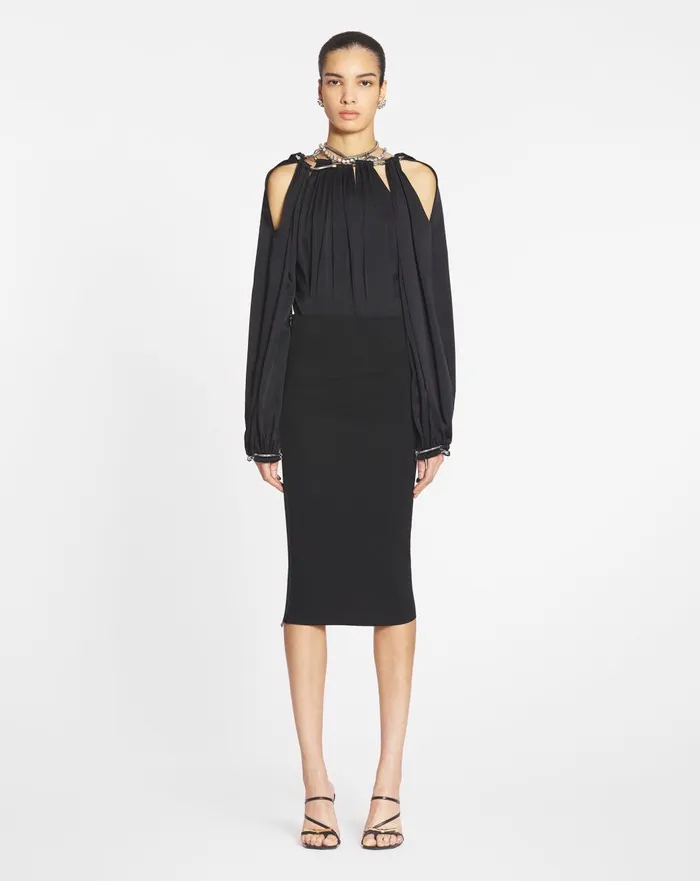 Pencil Skirt Black Women Lanvin Skirts and Shorts