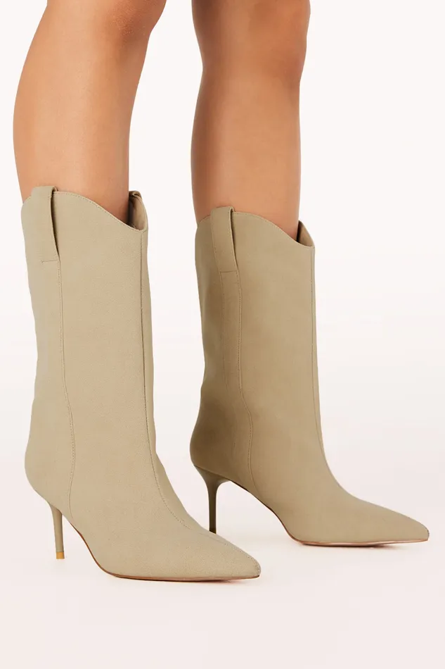 petalandpup Boots Women Pallan Boots 8211 Light Taupe Suede Light Taupe Suede