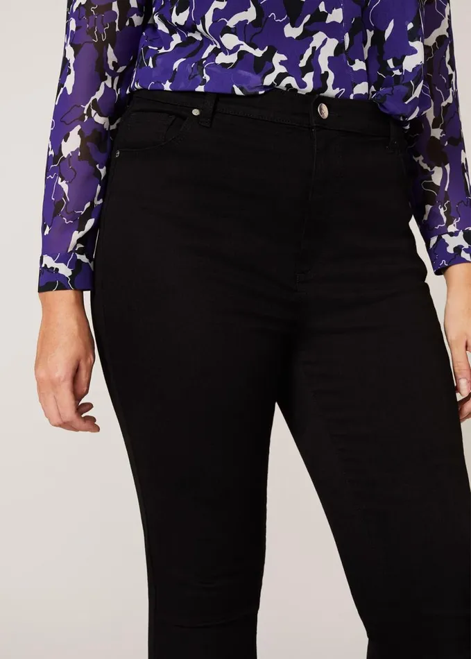 Phase Eight Alex Slim Leg Jean Black Women Jeans