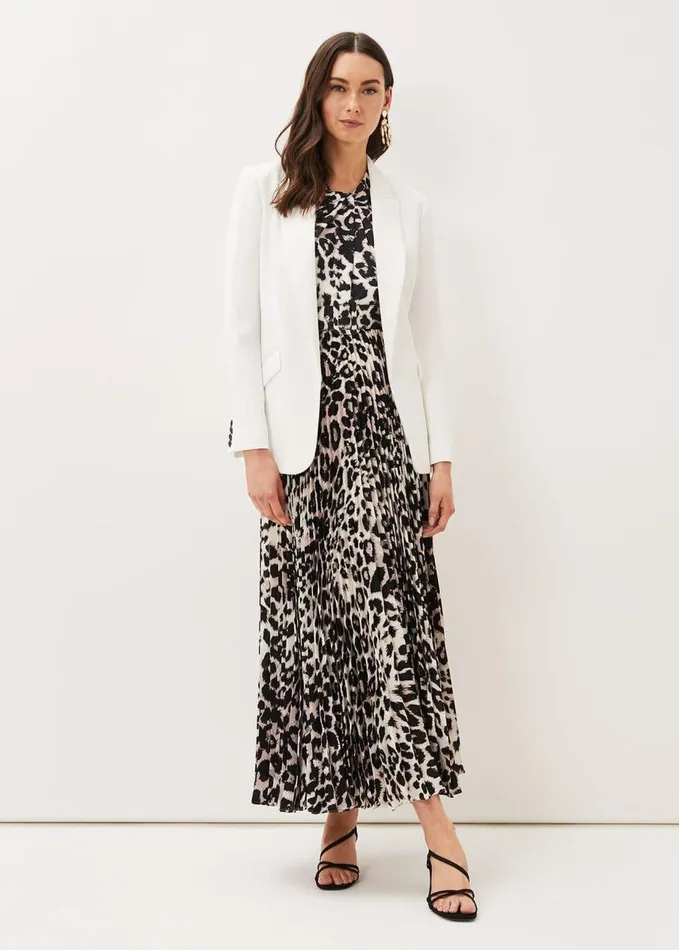 Phase Eight Amy Relaxed Jacket Ivory Women Jackets