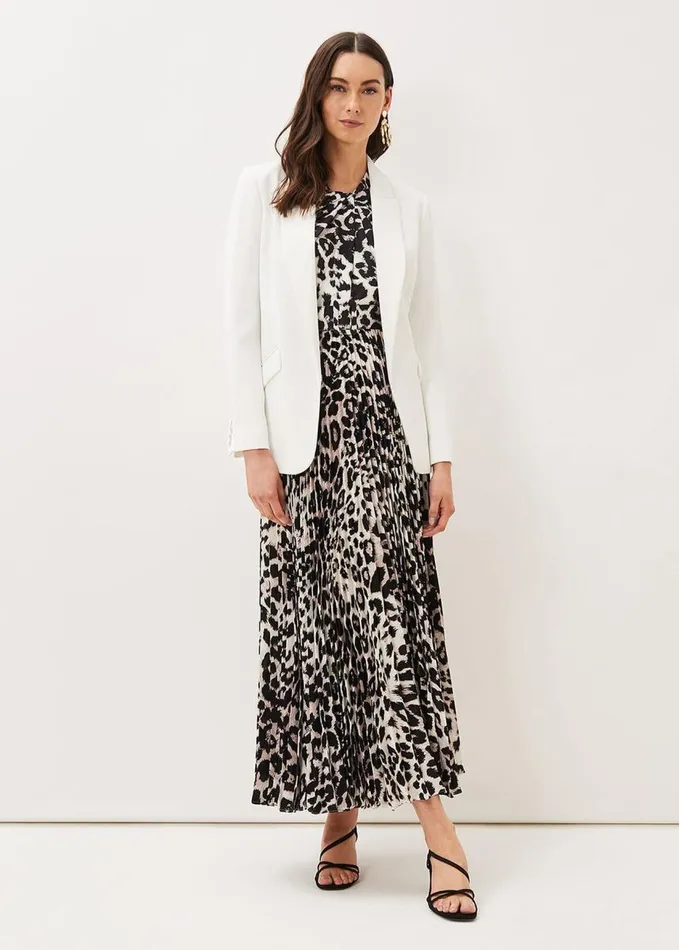 Phase Eight Amy Relaxed Jacket Ivory Women Jackets