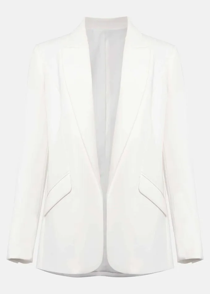 Phase Eight Amy Relaxed Jacket Ivory Women Jackets