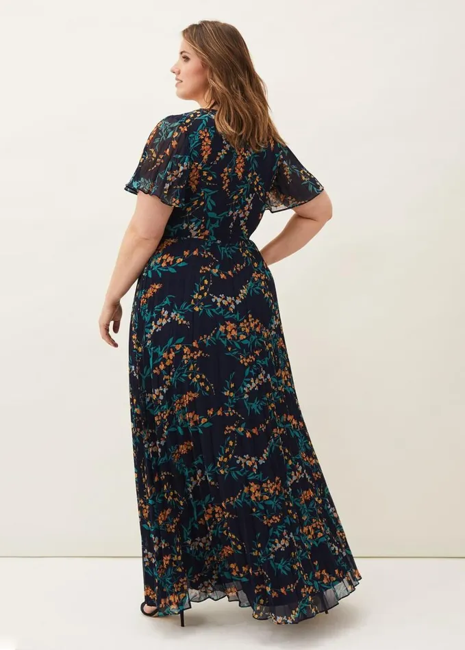 Phase Eight Annie Floral Maxi Dress Navymulti Women Dresses