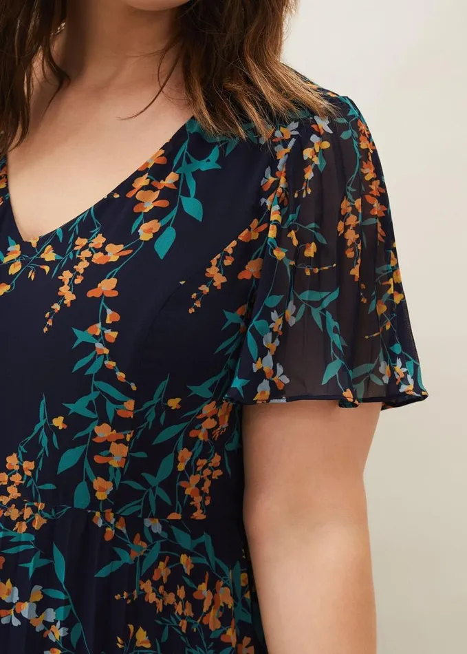 Phase Eight Annie Floral Maxi Dress Navymulti Women Dresses