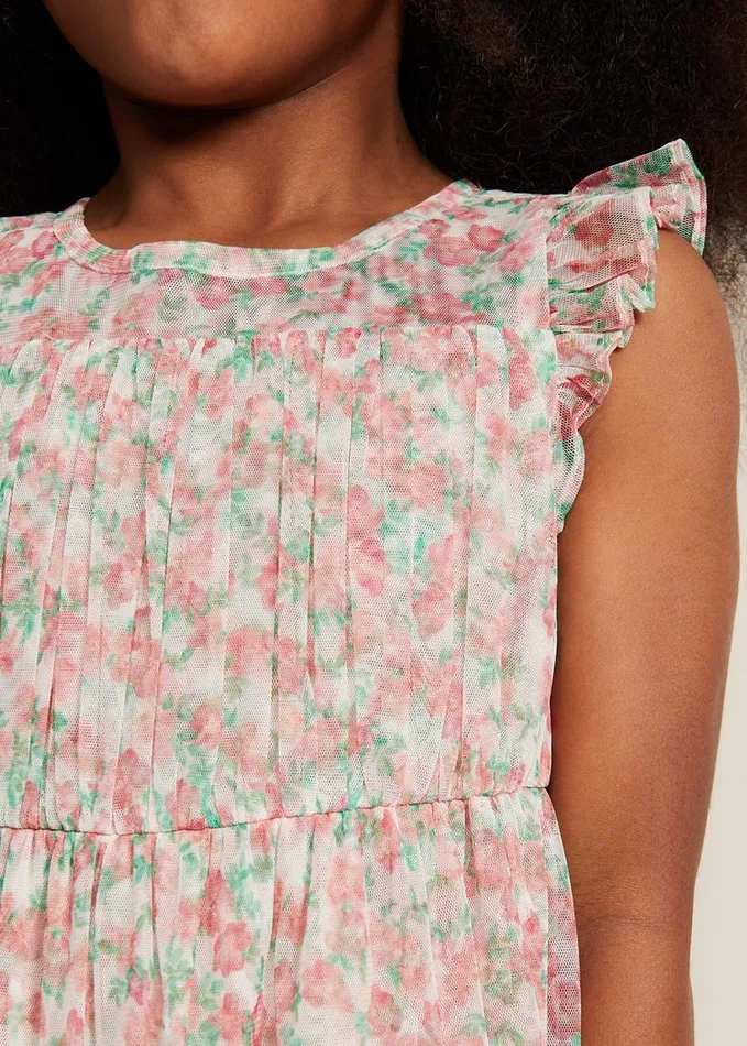 Phase Eight Asha Mesh Floral Smock Dress Multicoloured Women Childrenswear
