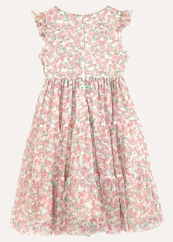 Phase Eight Asha Mesh Floral Smock Dress Multicoloured Women Childrenswear