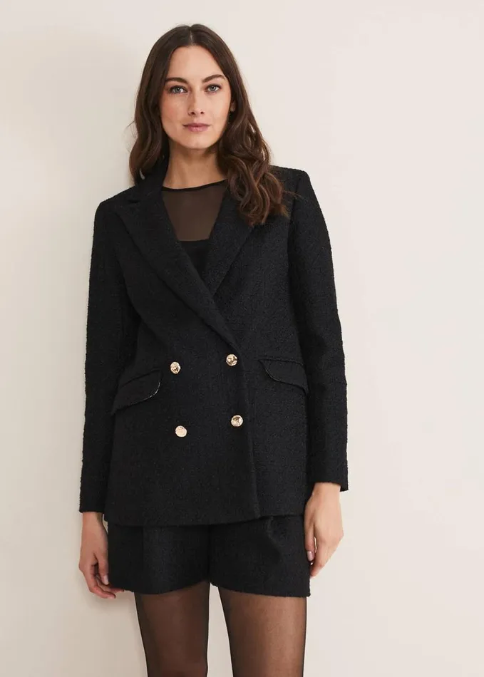 Phase Eight Auden Black Blazer Black Women Jackets