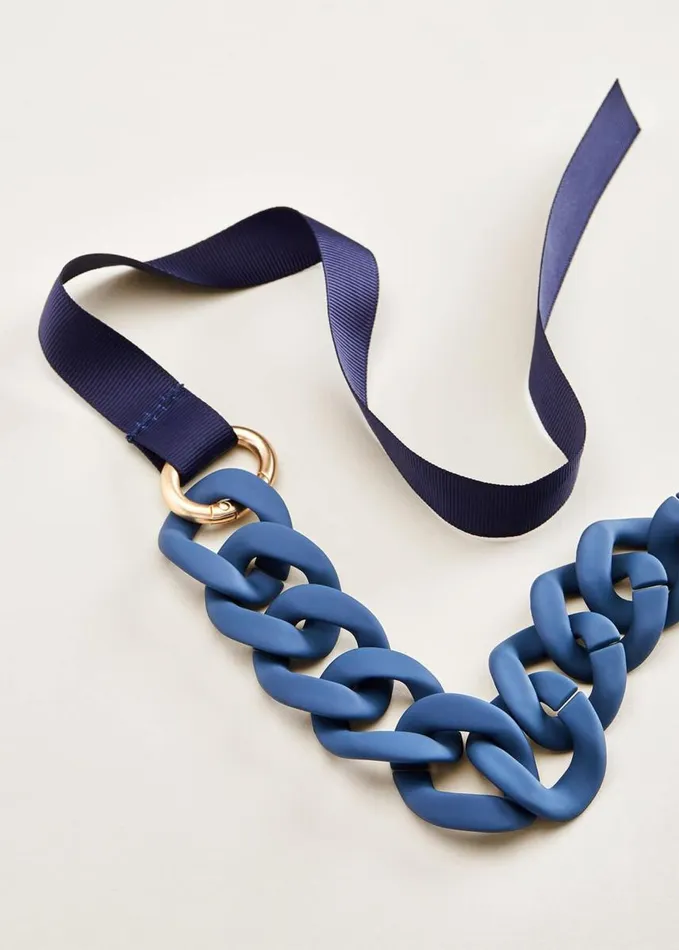 Phase Eight Bili Resin Necklace Blue Women Jewellery