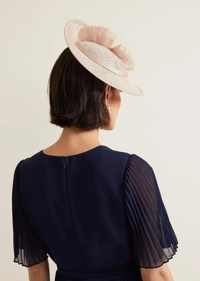 Phase Eight Bow Twist Back Disc Fascinator Latte Women Fascinators and Hats