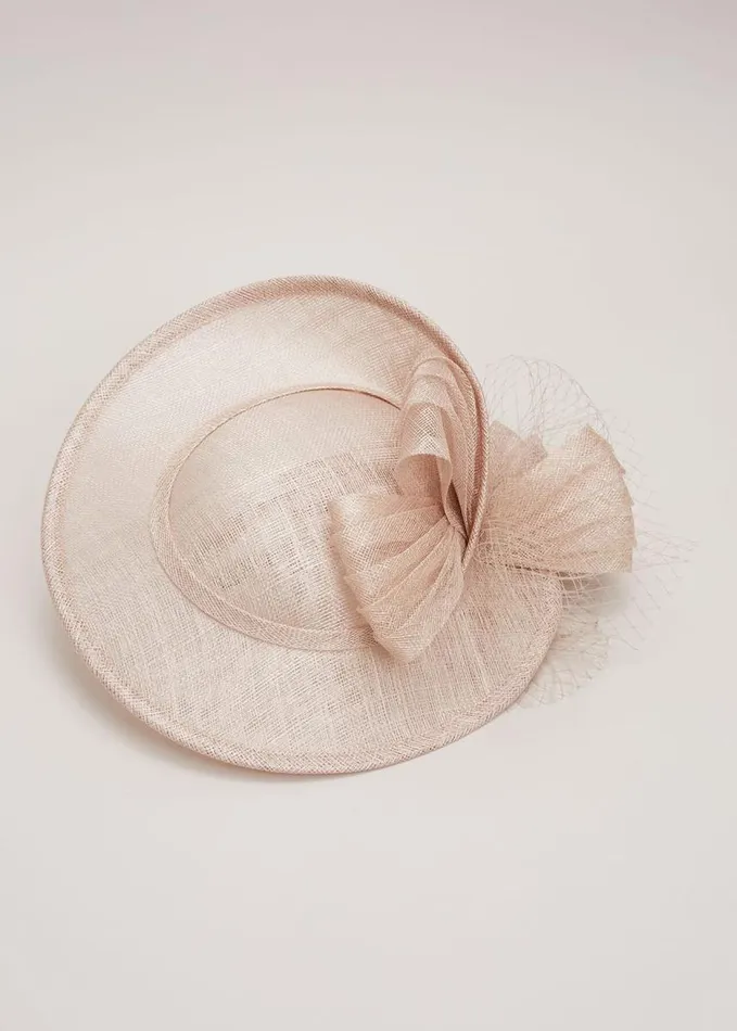 Phase Eight Bow Twist Back Disc Fascinator Latte Women Fascinators and Hats