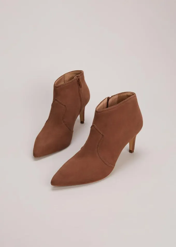Phase Eight Brown Leather Boots Tan Women Boots