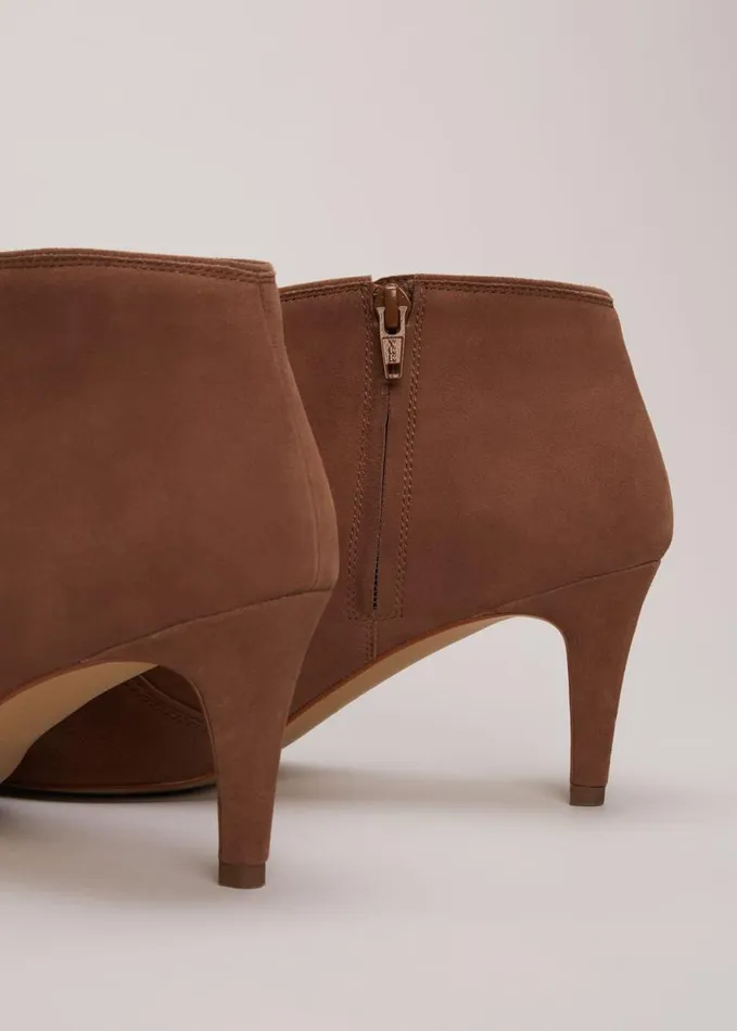 Phase Eight Brown Leather Boots Tan Women Boots