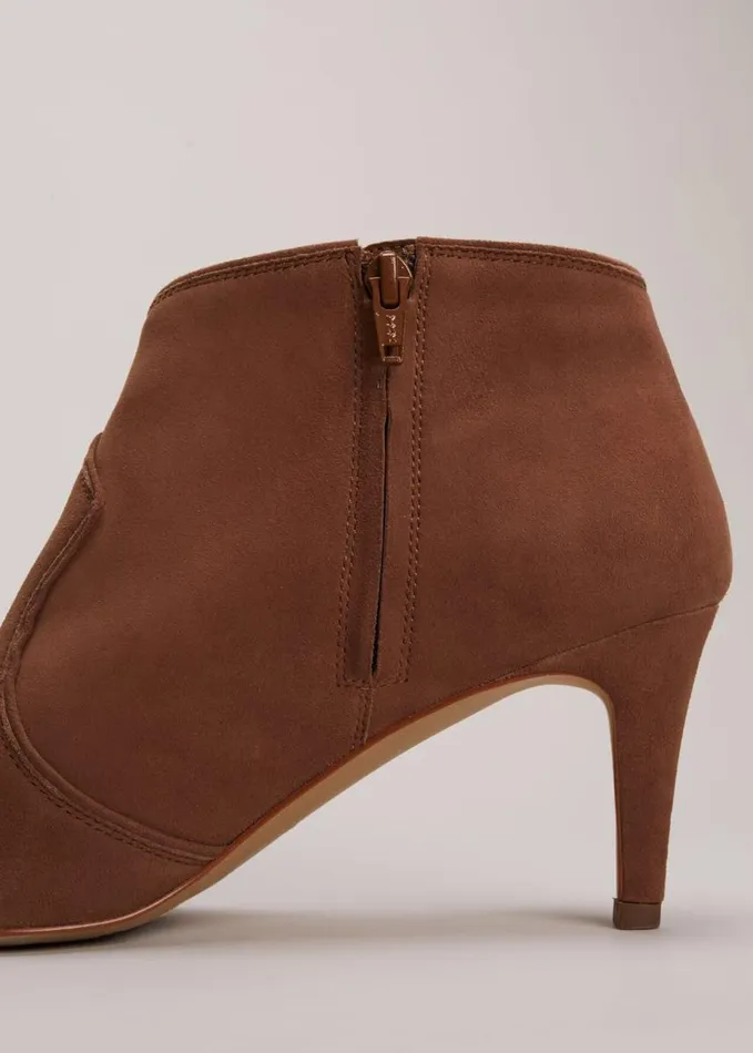Phase Eight Brown Leather Boots Tan Women Boots