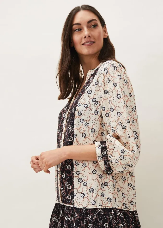 Phase Eight Buttercup Floral Dress Creamblack Women Dresses