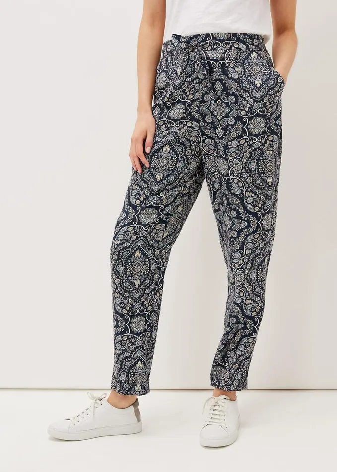 Phase Eight Charlene Paisley Jogger Cherrymulti Women Trousers
