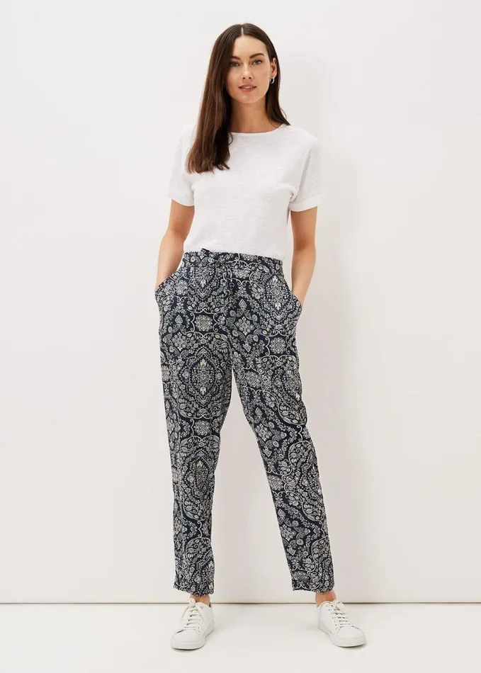 Phase Eight Charlene Paisley Jogger Cherrymulti Women Trousers