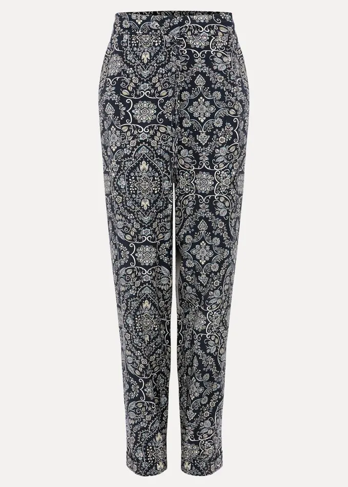Phase Eight Charlene Paisley Jogger Cherrymulti Women Trousers