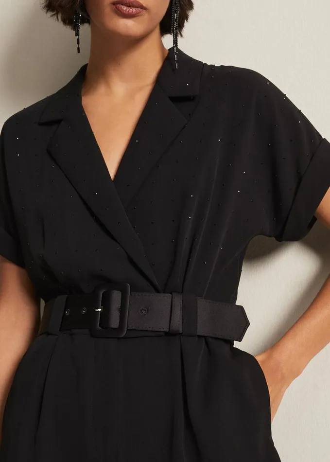 Phase Eight Constance Black Wide Leg Jumpsuit Black Women Dresses