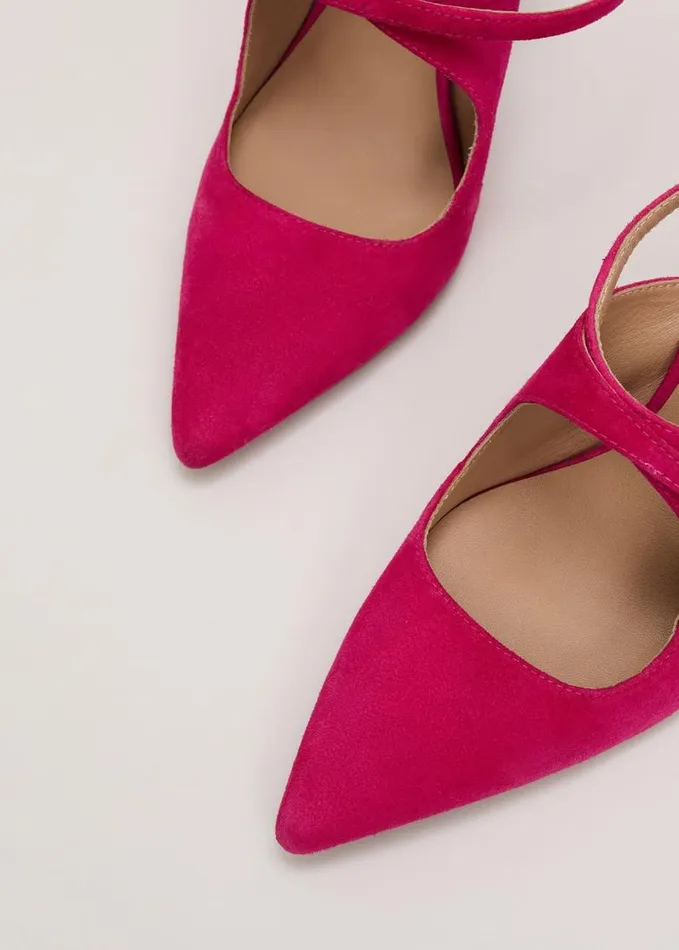 Phase Eight Cross Over Ankle Shoes Pink Women Occasion Shoes