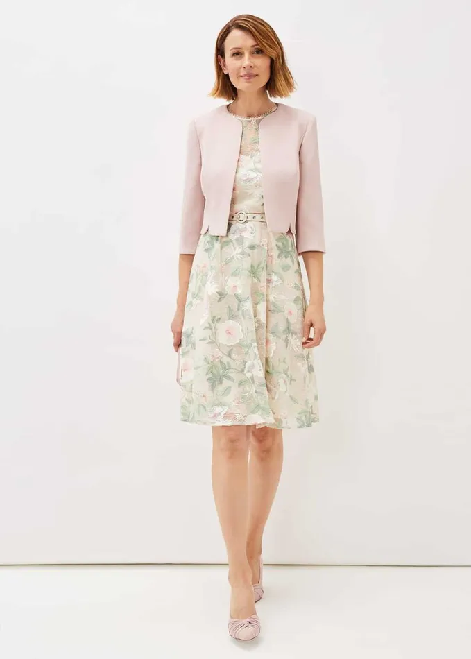 Phase Eight Devon Occasion Jacket Antique Rose Women Jackets