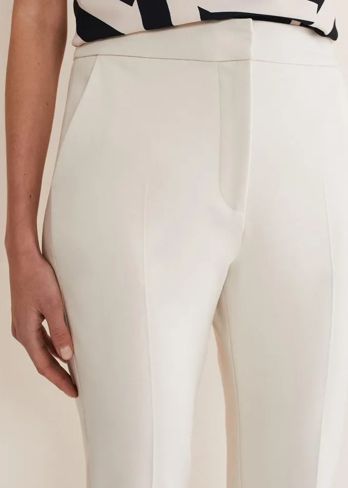 Phase Eight Eira Cigarette Trousers Almond Women Trousers