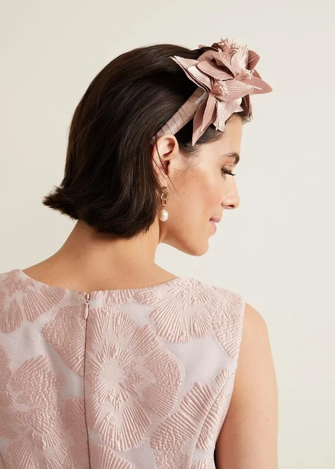 Phase Eight Floral Headband Pale Pink Women Fascinators and Hats