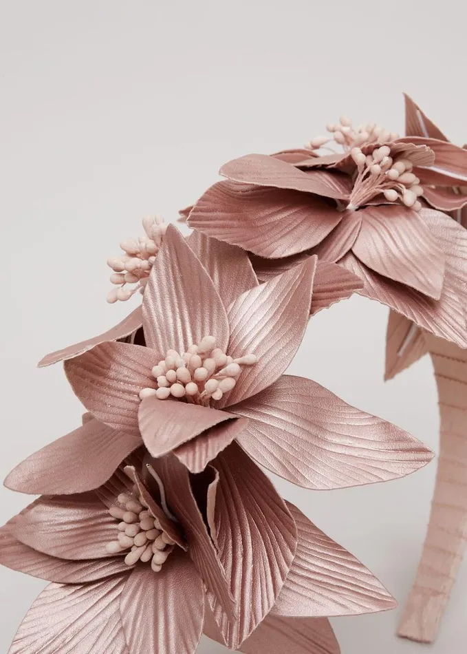 Phase Eight Floral Headband Pale Pink Women Fascinators and Hats
